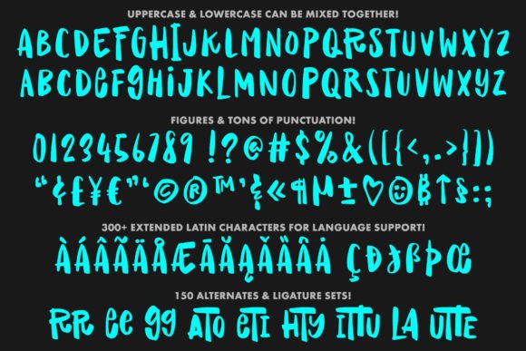 Raisin Rage Font PNG with transparent background - Preview 1