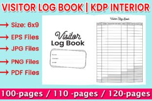 Visitor Log Book | KDP Interior Graphic by KDP King · Creative Fabrica