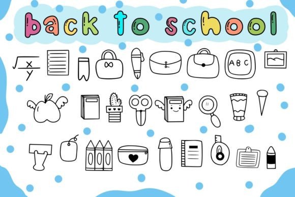 Back to School Font - Preview 1