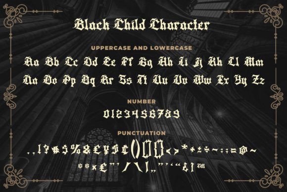 Black Child Font - Preview 4