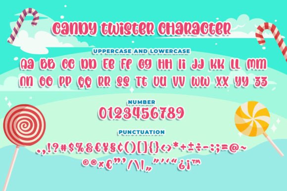 Candy Twister Font - Preview 4
