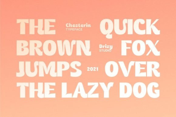 Chesterin Font - Preview 4