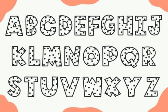 Cute Dots Font - Preview 1