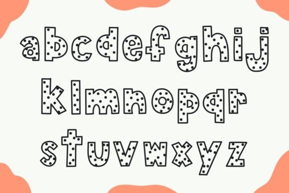 Cute Dots Font - Preview 2
