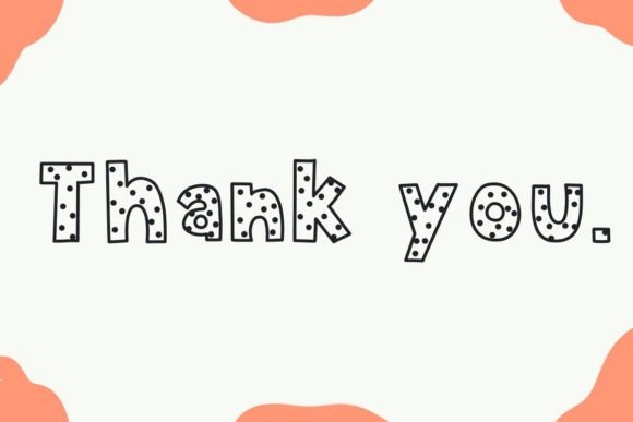 Cute Dots Font - Preview 3