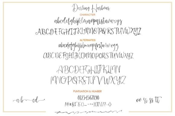 Darling Harbour Font - Preview 3