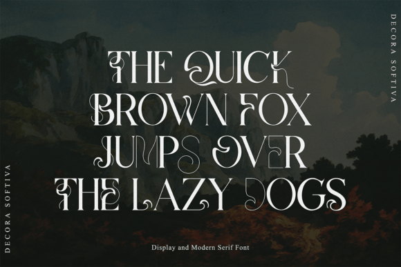 Decora Softiva Font - Preview 1