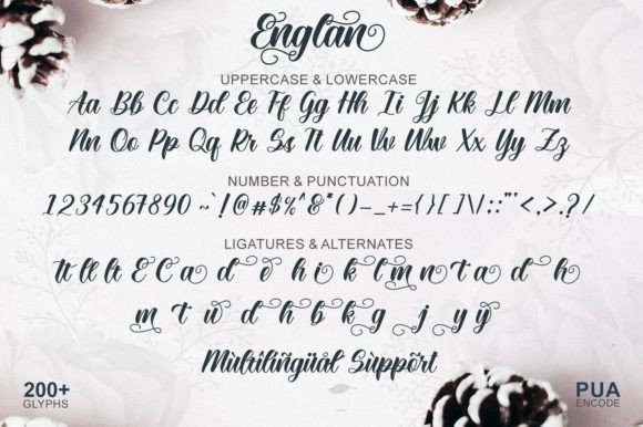 Englan Font - Preview 3