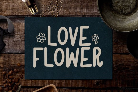 Flower Font - Preview 4