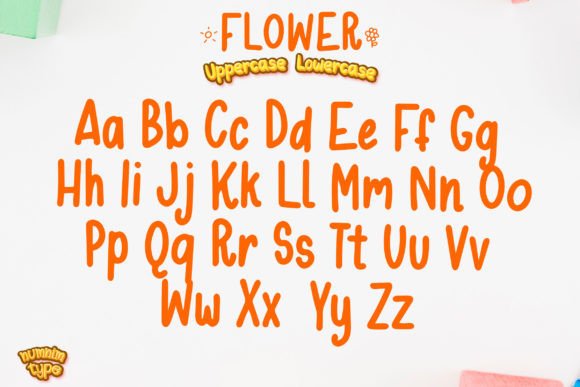 Flower Font - Preview 6