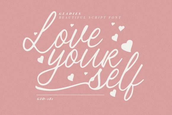Gladies Font - Preview 1