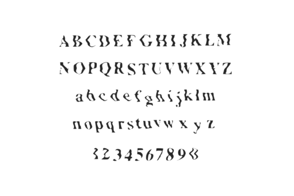 Glitch New Roman Light Font - Preview 1