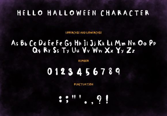 Hello Halloween Font - Preview 1