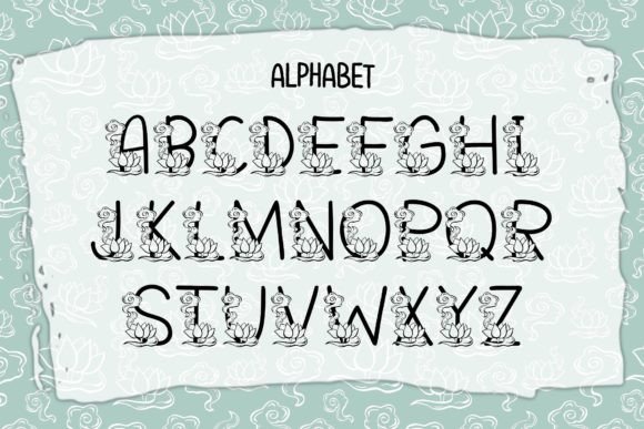 Magic Lotus Font font preview - 1