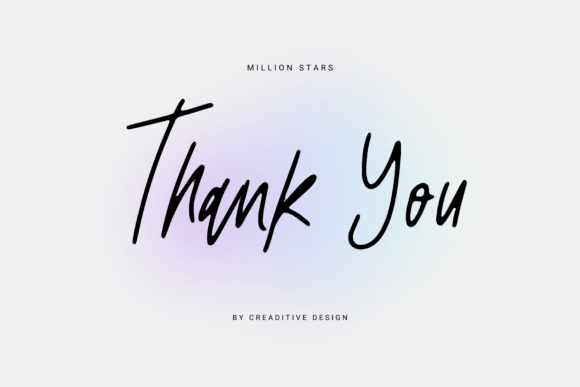 Million Stars Font PNG with transparent background - Preview 6