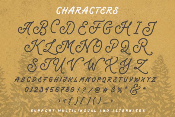 Mountain Warrior Font PNG with transparent background - Preview 6