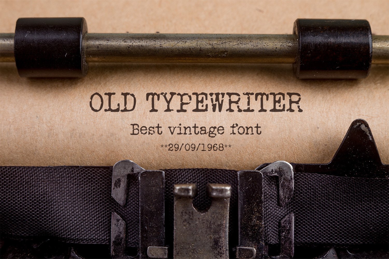 Old Typewriter Font by OWPictures preview