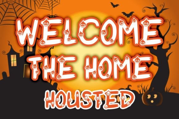 Pumpkins Party Font PNG with transparent background - Preview 2