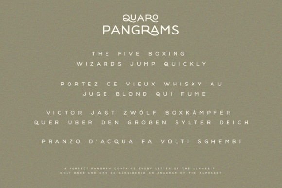 Quaro Font PNG with transparent background - Preview 6