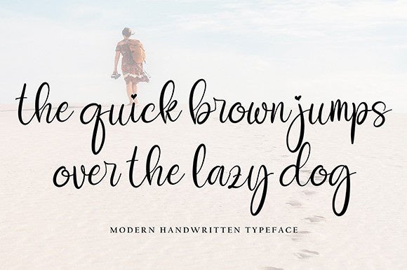 Raberick Emilyn Font PNG with transparent background - Preview 1