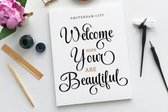 Randelany Font PNG with transparent background - Preview 3
