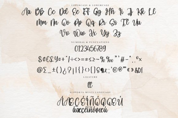 Shaking Font font preview - 5