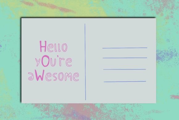 Silly Type Font PNG with transparent background - Preview 2