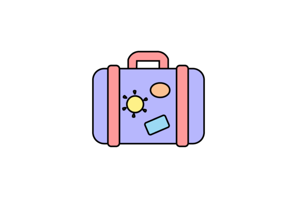 Cute Kids Luggage Bag Style