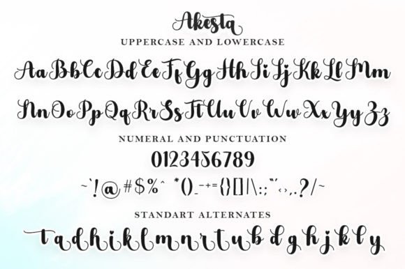 Akesta Font - Preview 5