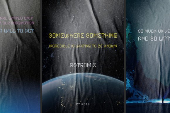 Astromix Font - Preview 1