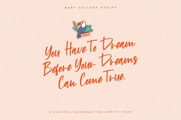 Baby Lullaby Font - Preview 1