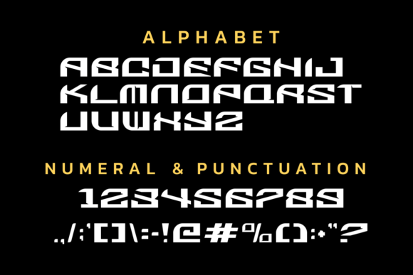 Blanks Font - Preview 1