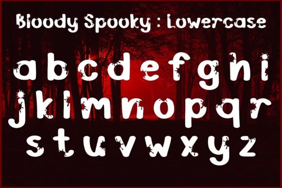 Bloody Spooky Font - Preview 3