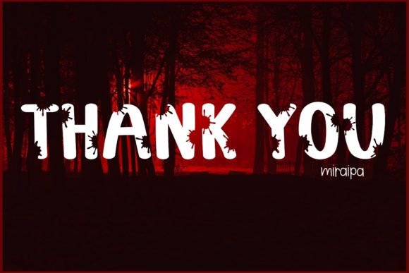 Bloody Spooky Font - Preview 5