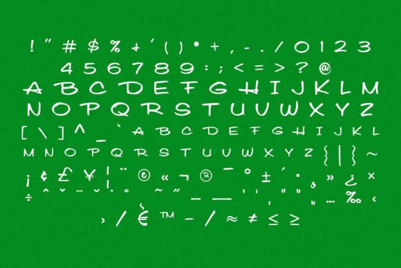 Central Park Font - Preview 1