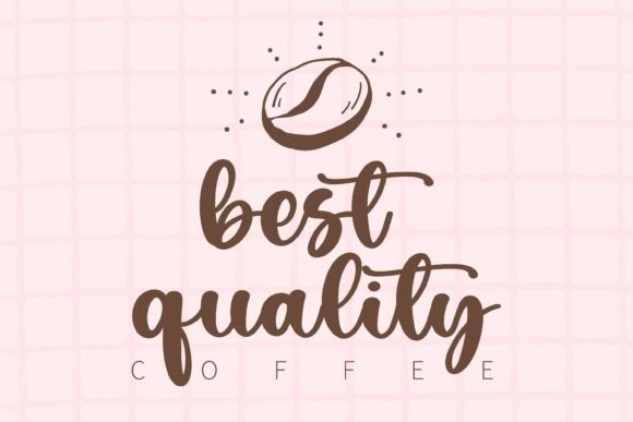 Coffee Font - Preview 3