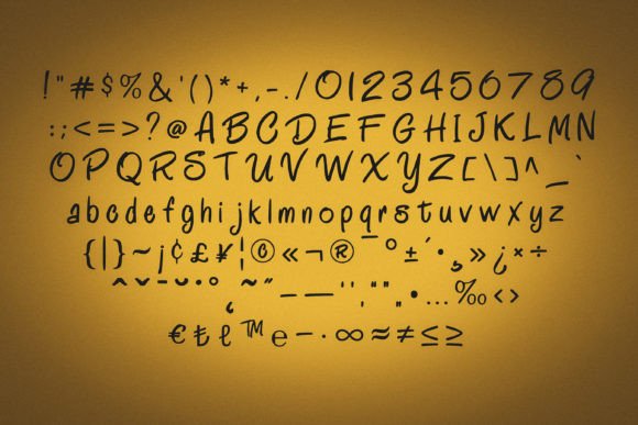 Dangerous Font - Preview 1