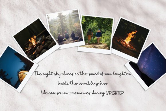 Gastella Night Font PNG with transparent background - Preview 4