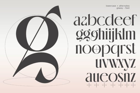 Glossy Font - Preview 1