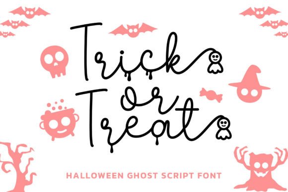 Halloween Ghost Duo Font - Preview 3
