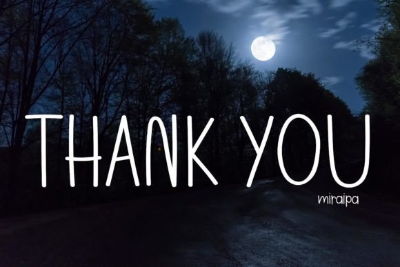 Hello Midnight Font PNG with transparent background - Preview 4