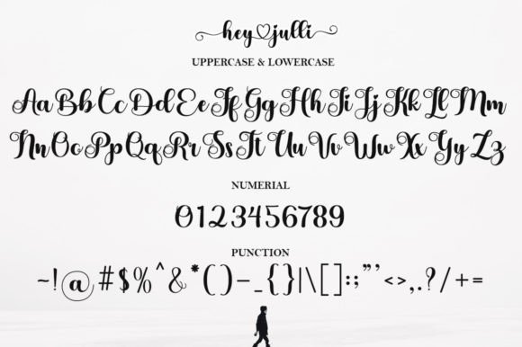 Hey Julli Font PNG with transparent background - Preview 5
