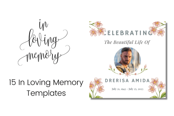 5 Printable In Loving Memory Template Free Designs & Graphics