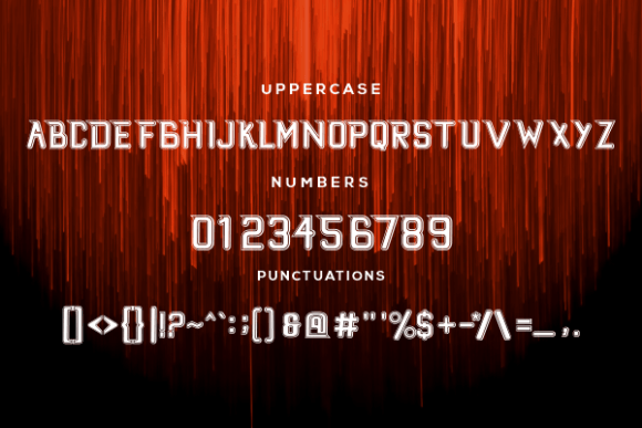 Jeqmen Font PNG with transparent background - Preview 1