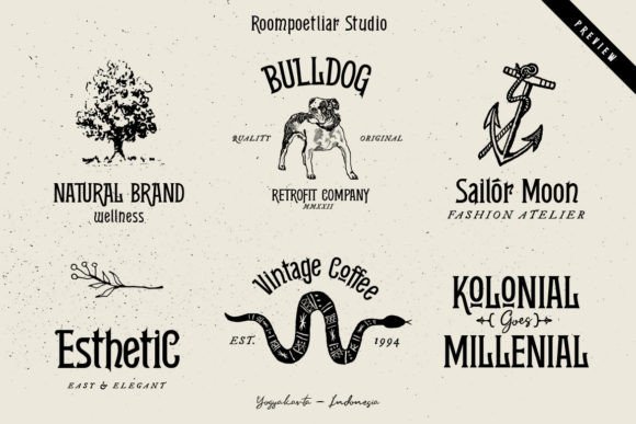 Klasszikus Font - Preview 5