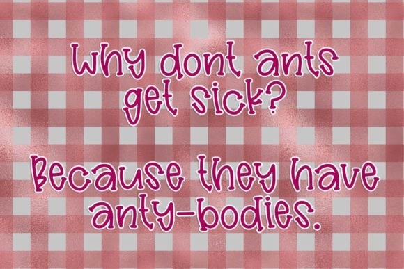 Muffin Jokes Font PNG with transparent background - Preview 4