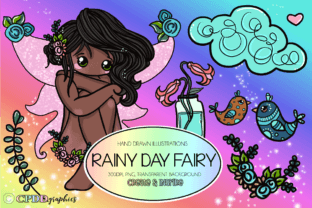 RAINY DAY FAIRY Graphic by CPDDGraphics · Creative Fabrica