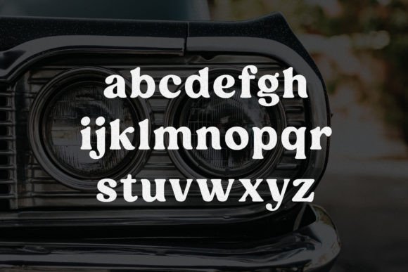 Rolla Font PNG with transparent background - Preview 4