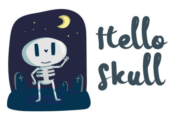 School Halloween Font PNG with transparent background - Preview 3