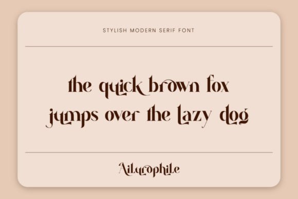 Ailurophile Font - Preview 1